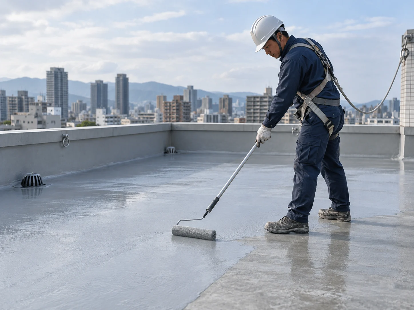 成捷防水工程 屋頂防水服務示意照片