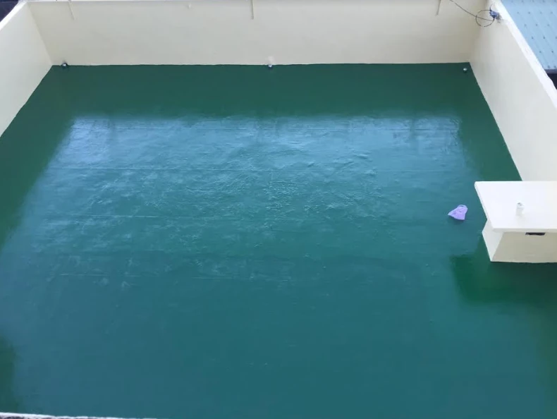 中壢富裕街社區屋頂地坪全景